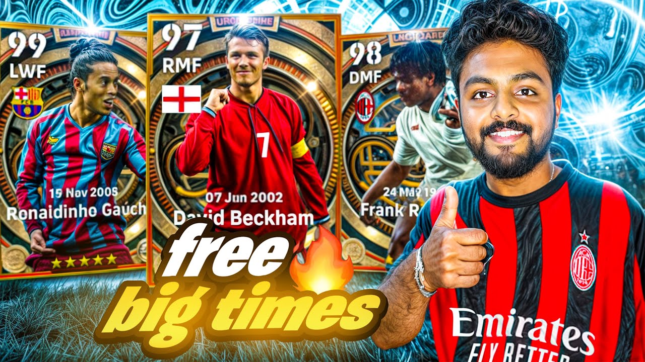 I TESTED FREE BIG TIME CARDS🔥 | BIG TIME RONALDINHO + BIG TIME BECKHAM🥶 | 30th ANNIVERSARY GIFT🤯