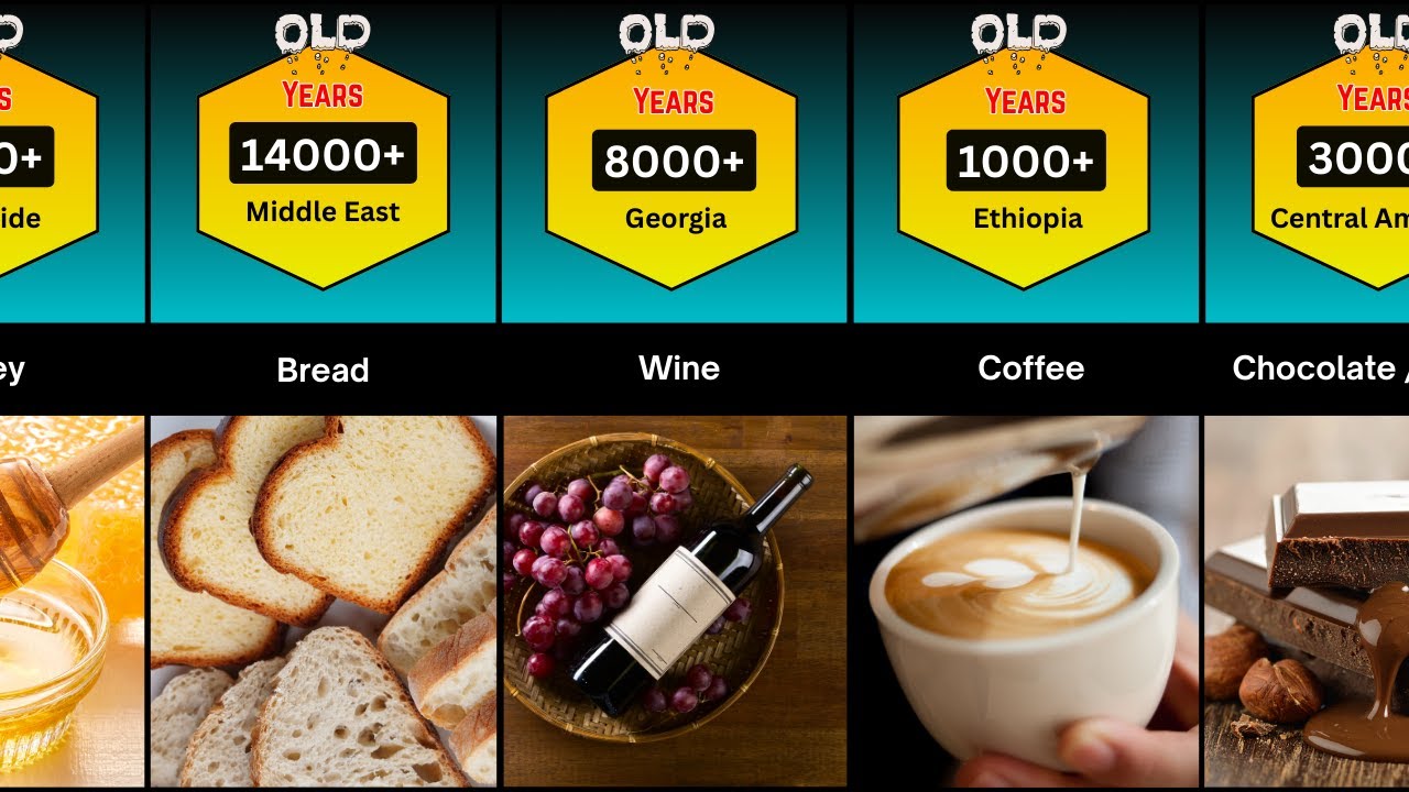 30 oldest foods in the world