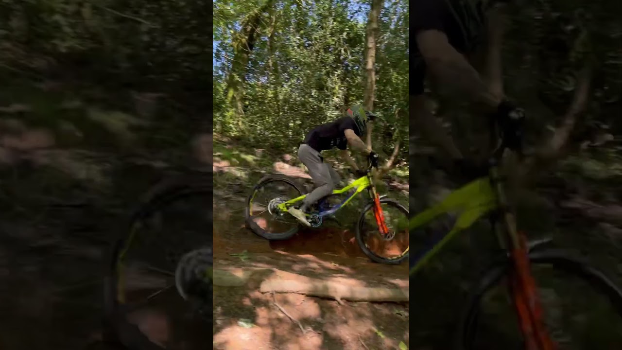 Bit of the bottom wood section at the local #downhillmtb #mountainbike #mtbnation #iamspecialized