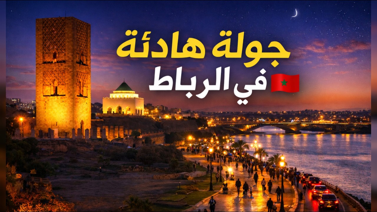 جولة من عاصمة المغربجولة بصرية ساحرة في مدينة الرباط 🇲🇦 | مشاهد حقيقية مع موسيقى مريحة