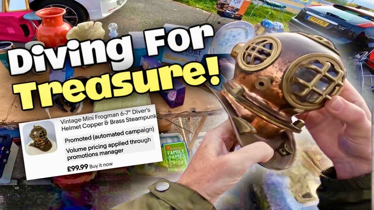 Diving For Hidden Treasure | Tir Prince Car Boot Sale North Wales