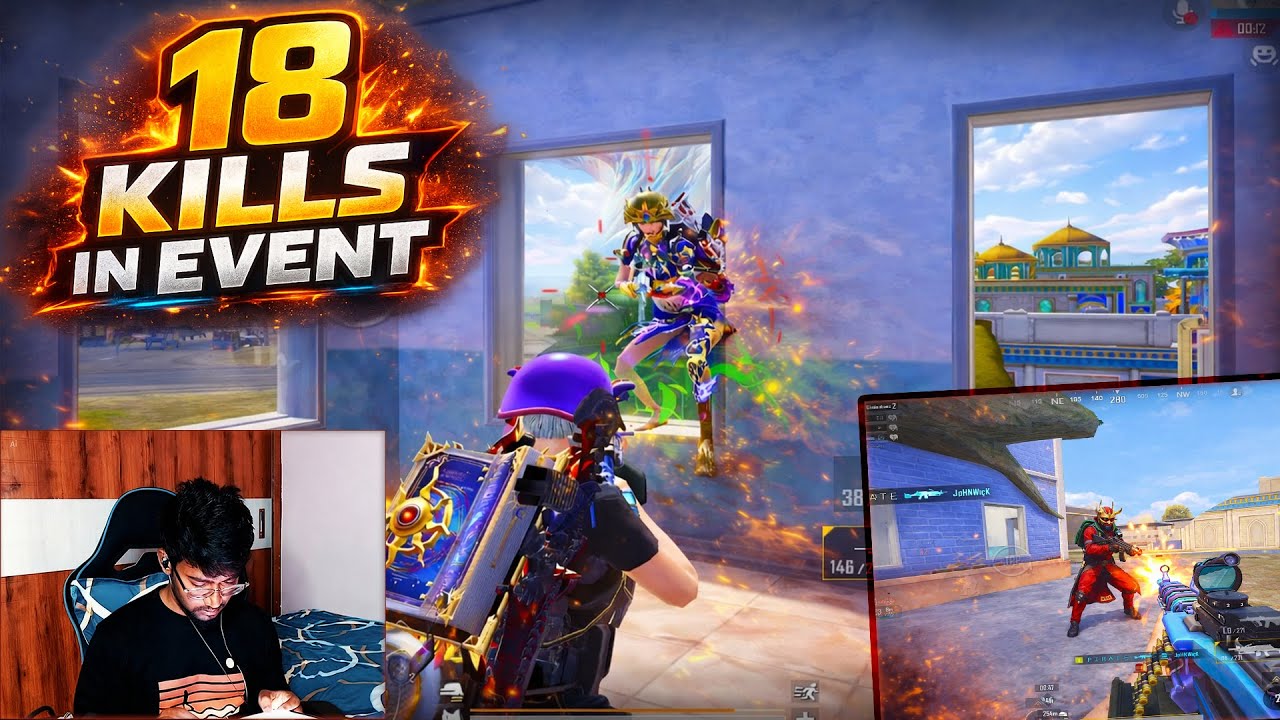 malli 18 kills in event 😀randoms reactions 😀#bgmi