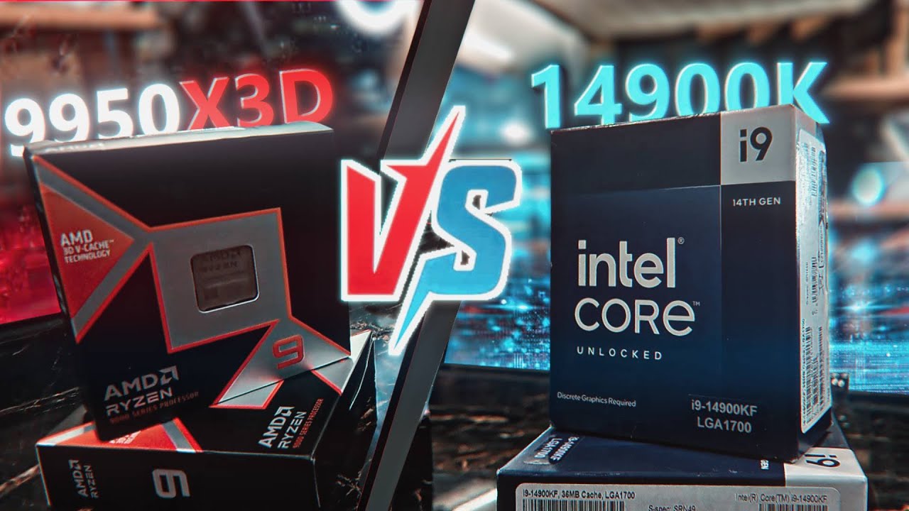 AMD RYZEN 9 9950X3D VS CORE I9 14900K / کدامش بخرم ؟