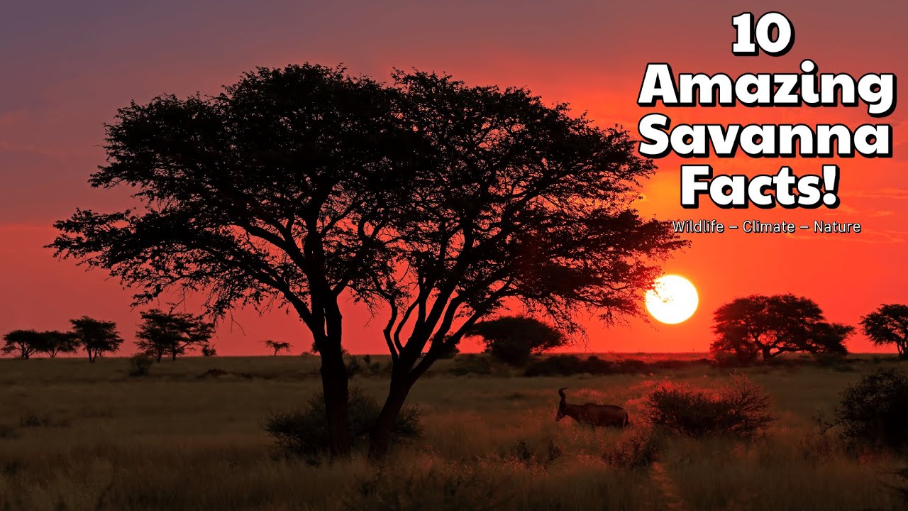 10 Amazing Facts About the Savanna | Wildlife, Climate & Nature Explained