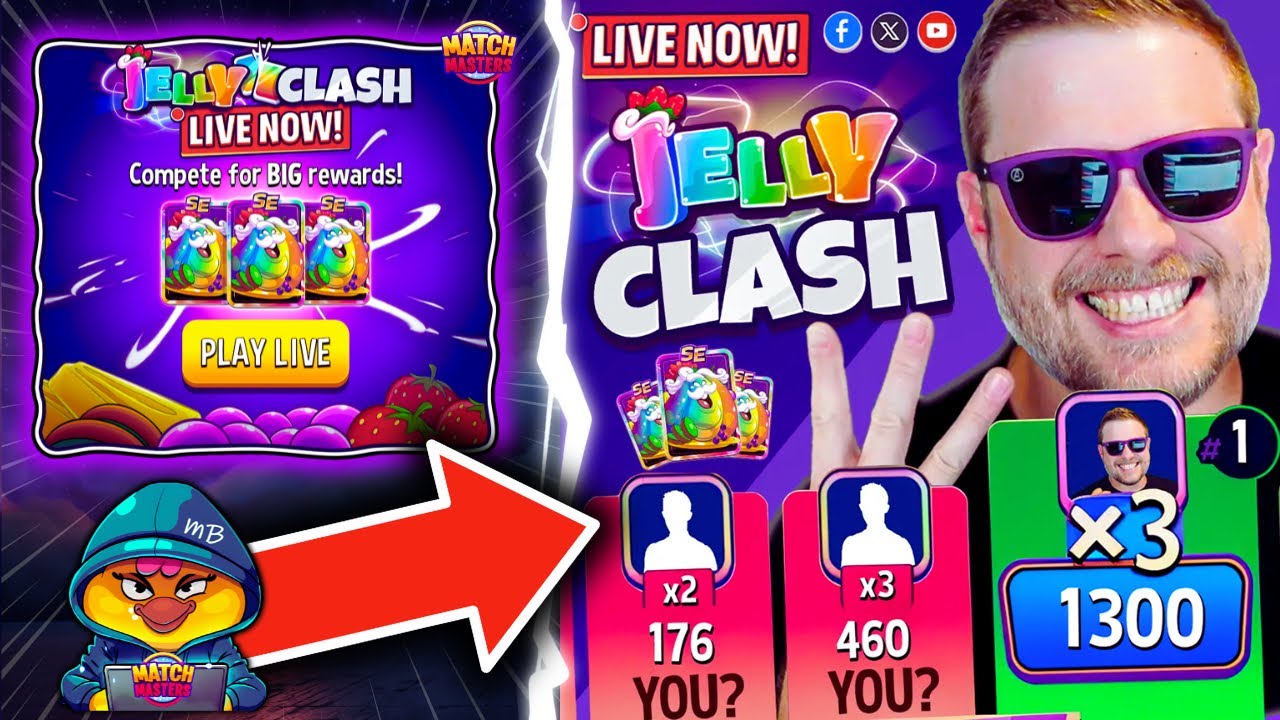 PLAYED LIVE WITH RICH SLATON on MATCH MASTERS RUMBLE🔥 JELLY CLASH