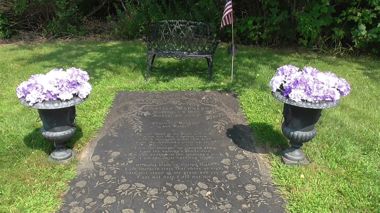 Brownsville Windsor Cemetery Vermont Final resting place for Charles Bronson