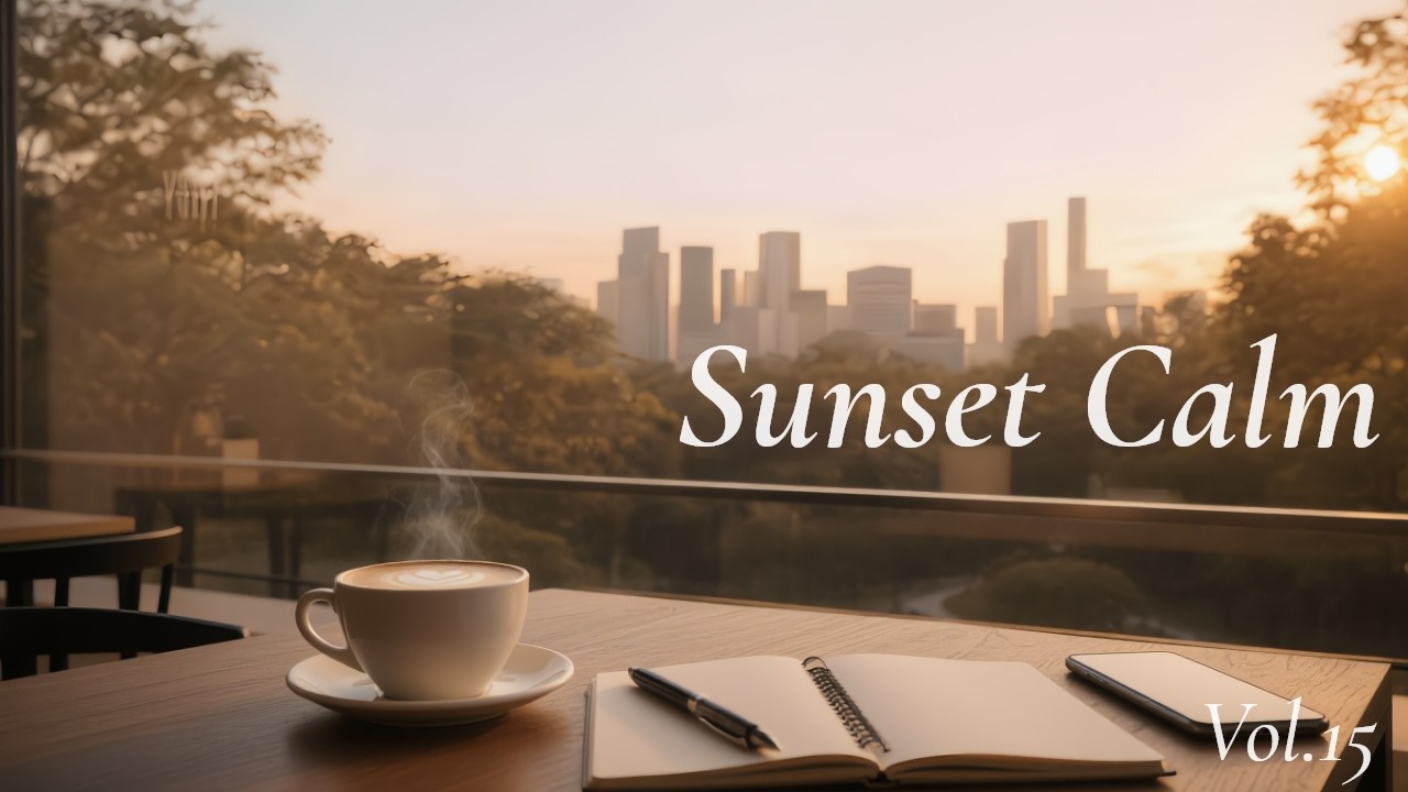 The Golden Hour Flow 🌅 Minimalist Lofi Jazz for Deep Focus | RIFFY CAFE Vol.15