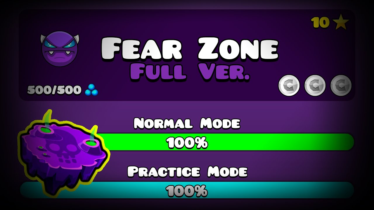 【😱】FEAR ZONE FULL VERSION! BY: EMJOVEN (Full HD) || Geometry Dash 2.113