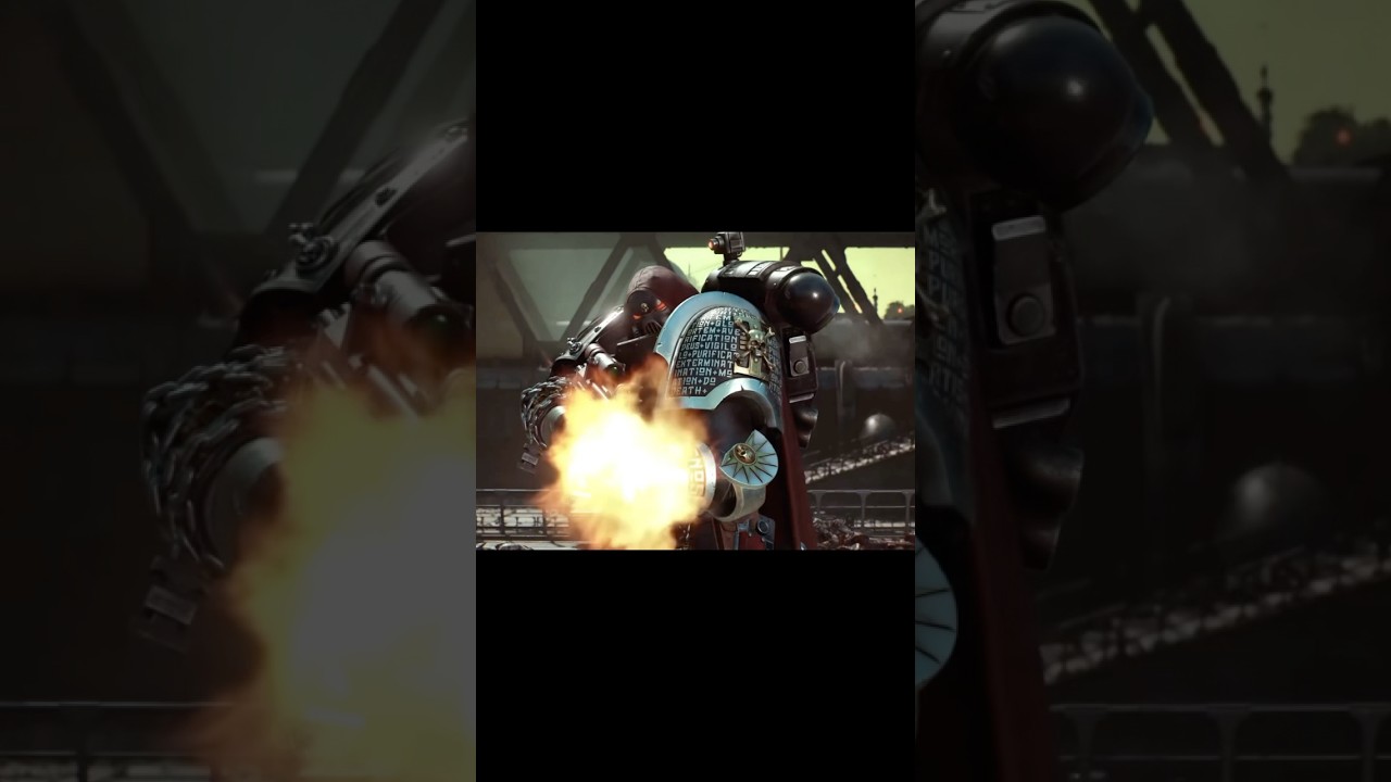 Deathwatch Titus fighting a Tyranid swarm #spacemarine2