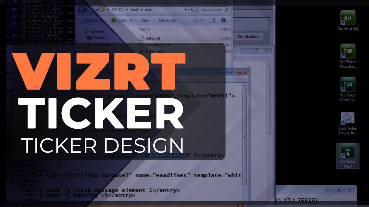 Vizrt Ticker - Ticker Design