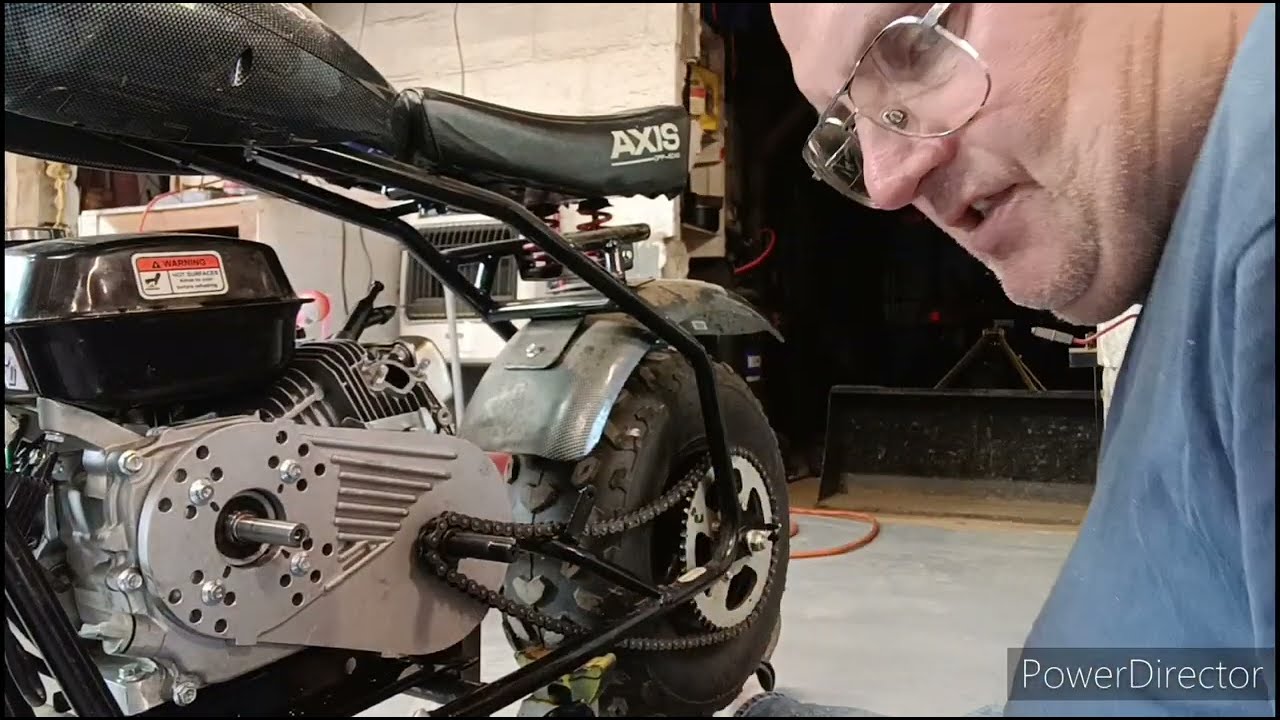 Axis mb200 minibike torque converter install