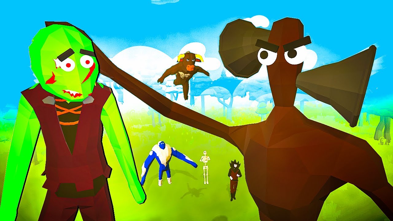 Siren Head vs Monster School: Zombie in Trouble! - TABS Animation