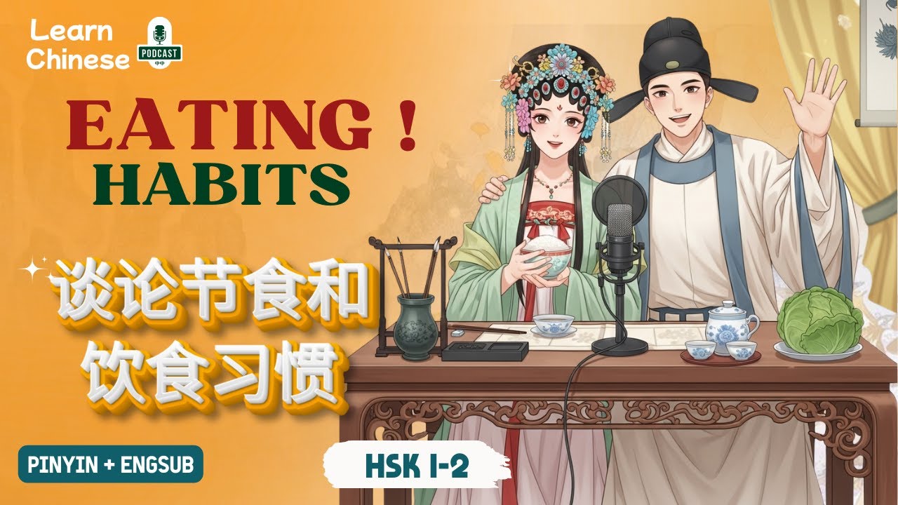 HSK 1-3 | Есть ли у вас здоровые привычки в питании? - 饮食习惯真简单