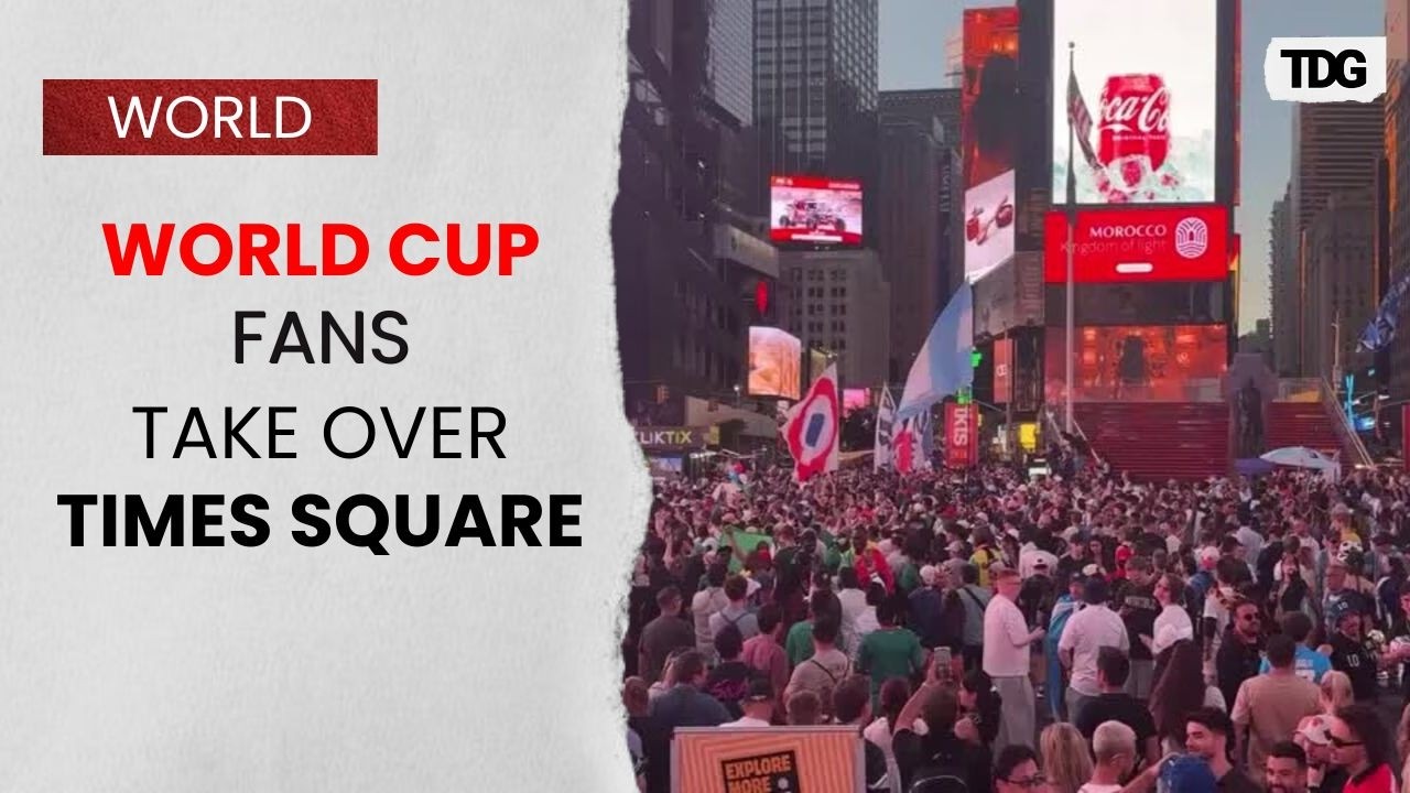 France, Argentina & Algeria Fans Take Over Times Square | World Cup 2026 Fever Hits New York