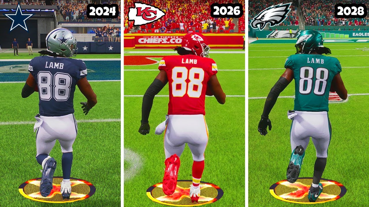 СиДи Лэмб, но каждый год он меняет команды!