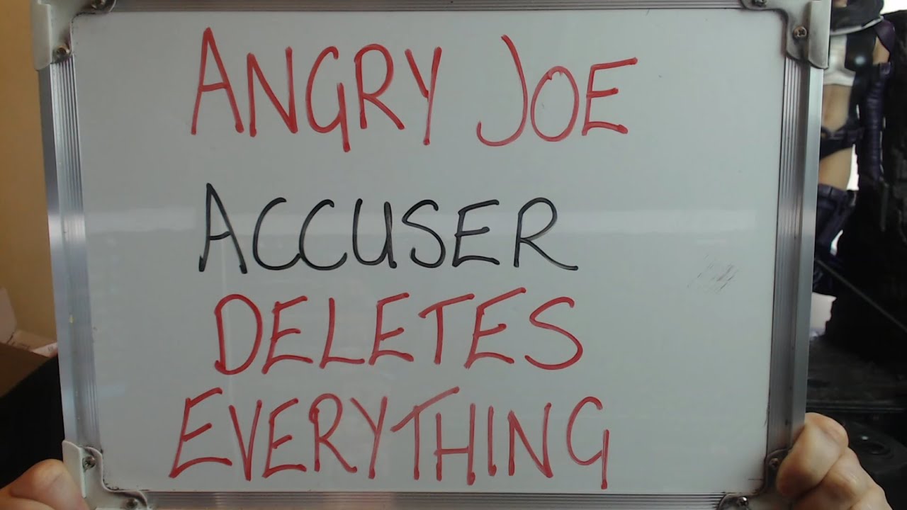ANGRY JOE Accuser DELETES EVERYTHING (The Ballad of Cancel Culture)!!