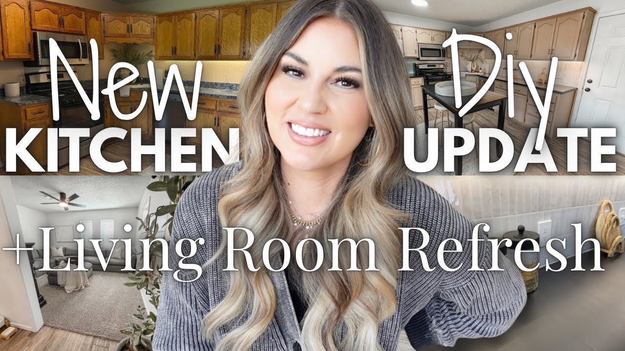 DIY KITCHEN MAKEOVER IN THE BARNHOUSE | BEAUTIFUL KITCHEN MAKEOVER ON A SMALL BUDGET | HOME REFRESH