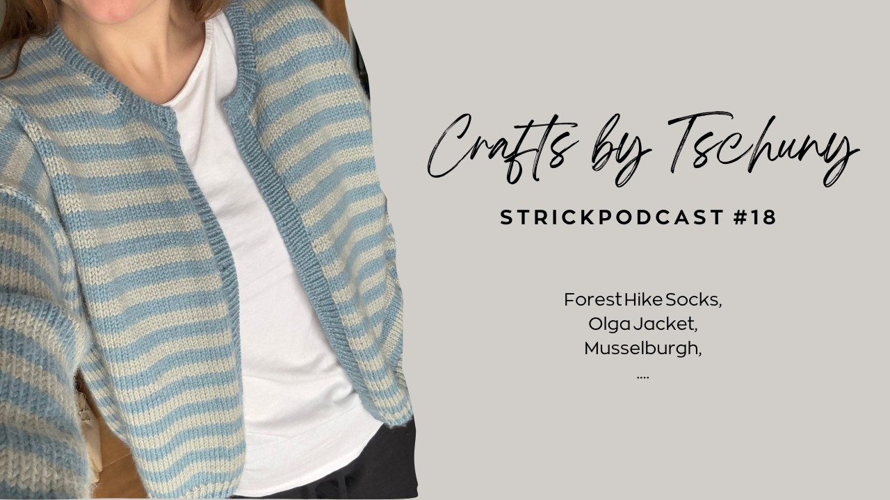 Strickpodcast #18 | Da bin ich wieder! Viele FO's, neues Garn und Gewinnspielauslosung