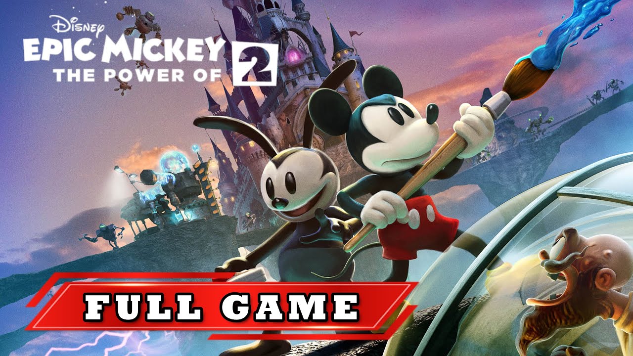 Epic Mickey 2: The Power of Two - Full Game | Longplay Gameplay | Full Main Game | Xbox 360