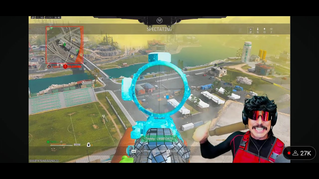 This Warzone Cheater is Terrible! Doc Spectates a real Cheater #drdisrespect #warzone #streamer