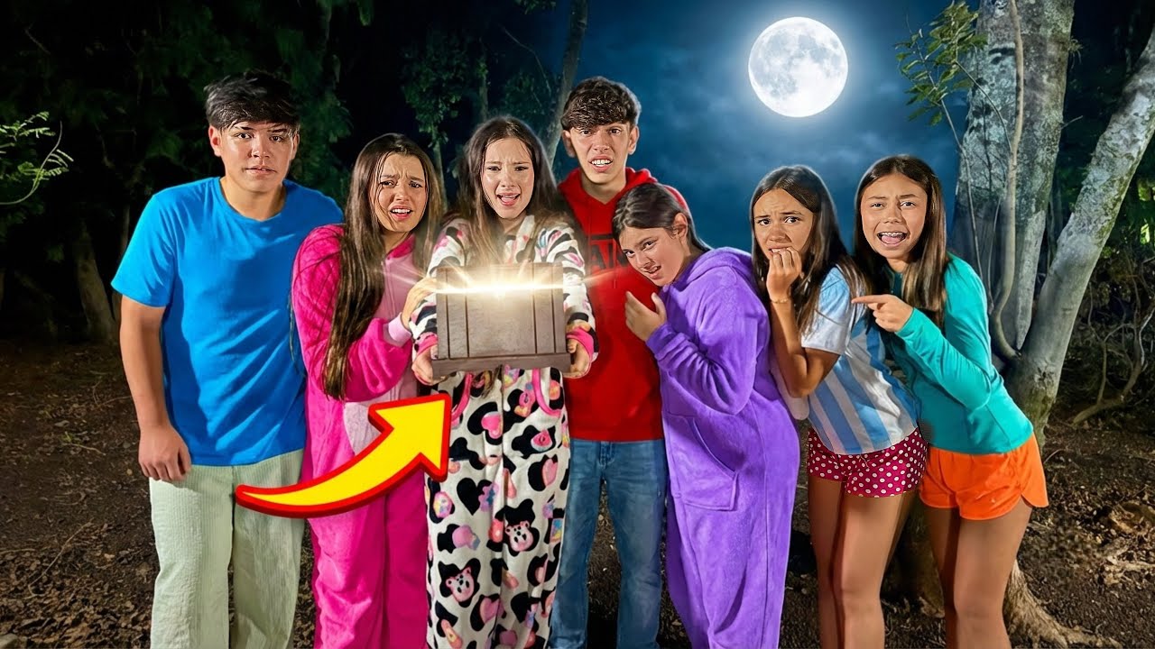 Encontramos um Baú Misterioso no Meio da Noite… Não Deveríamos Ter Aberto! 😱🌕