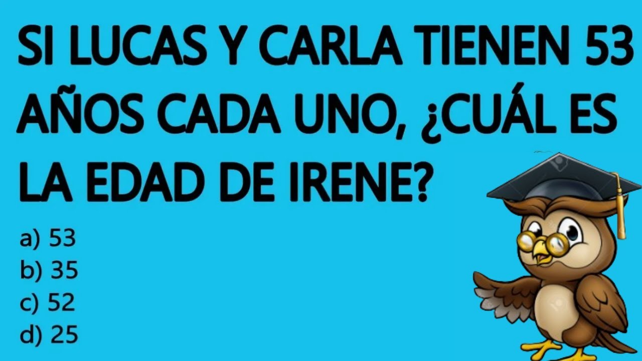 9 PREGUNTAS DE RAZONAMIENTO LÓGICO - Nivel 1 - Profesor Bruno Colmenares