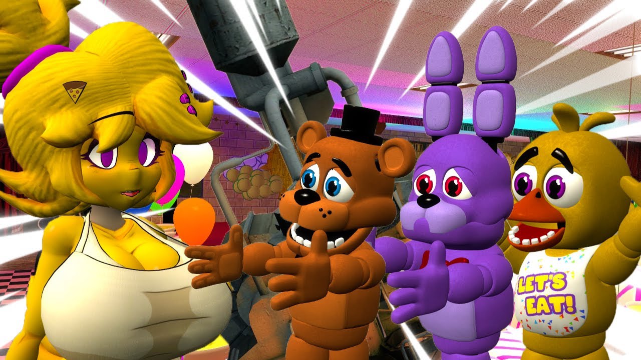 Машина для взросления ломается! (GMOD FNAF)