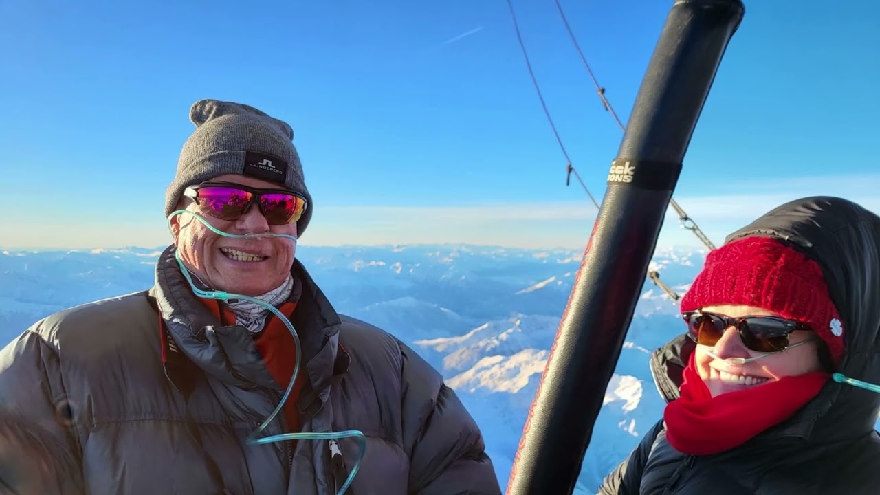 Alpenüberquerung mit Heißluftballon