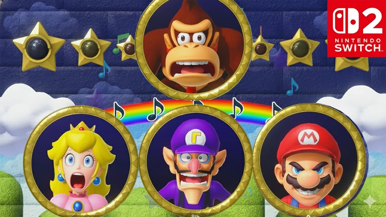 Mario Party Switch 2 - Donkey Kong vs Stupid Friends (Lucky Minigames)