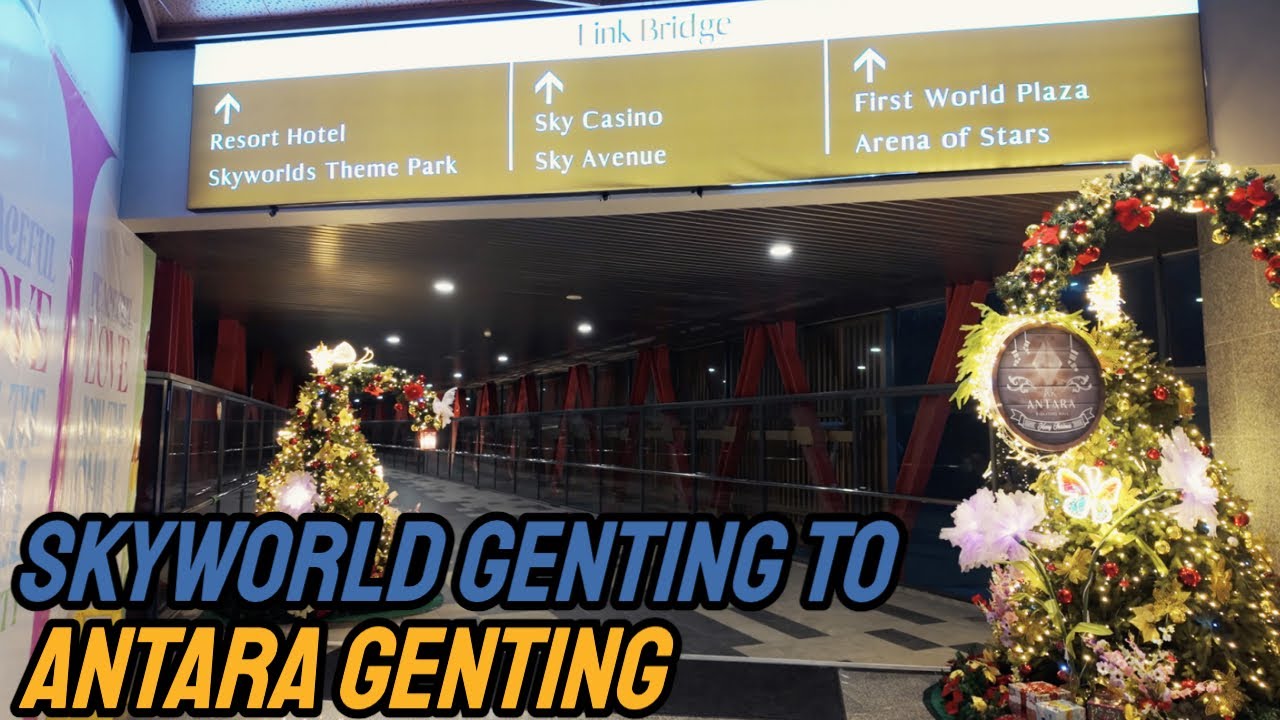 🎥 [WALKING TOUR] Walking from Genting SkyWorlds to Antara Genting | Antara Link Bridge 4K