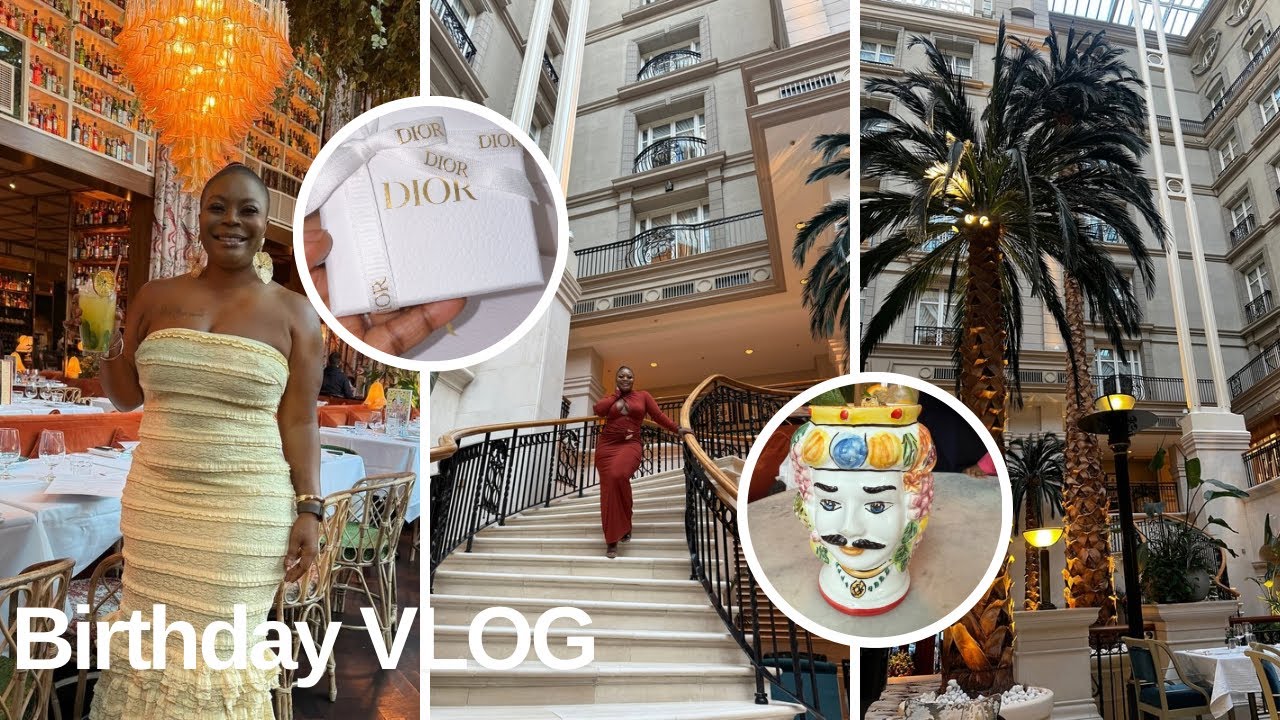 BIRTHDAY VLOG AT THE LUXURIOUS LANDMARK HOTEL LONDON || Bennell's Diary