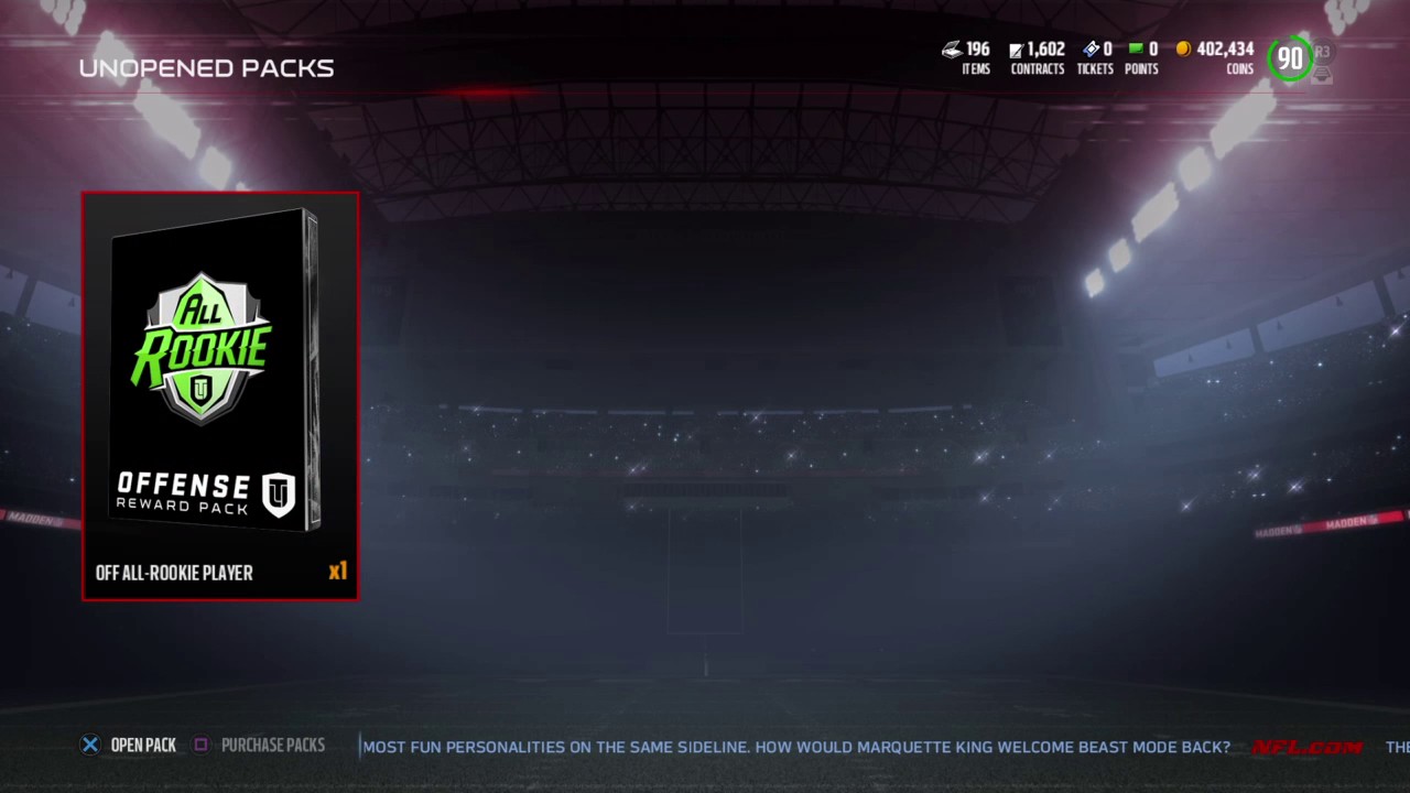 MUT 17/ROOKIE PLAYER PACK