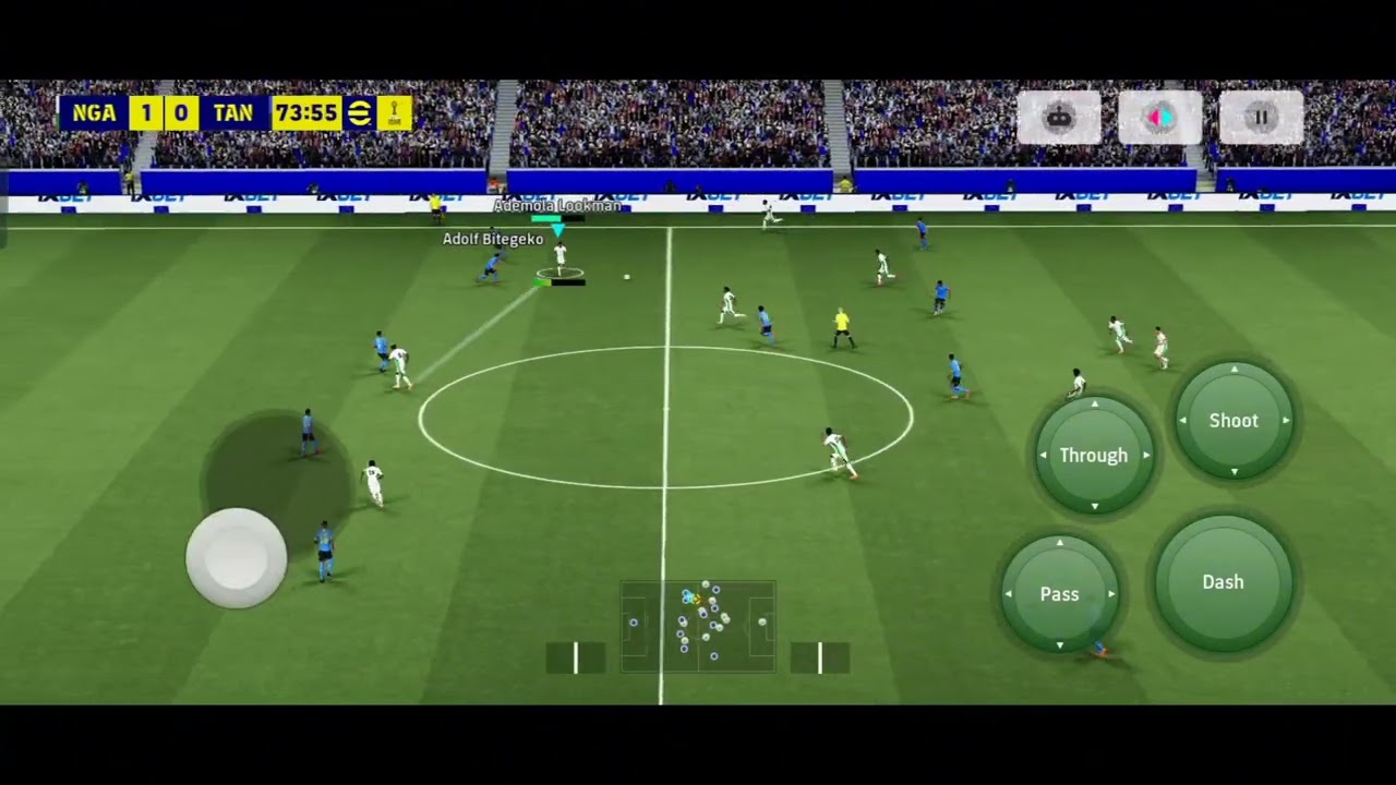 AFCON 2025 Nigeria vs Tanzania #efootball #afcon #africacupofnations 