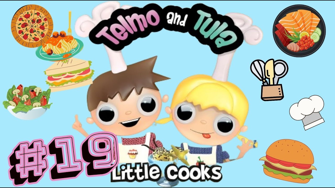 Telmo & Tula. Little Cooks. Salmon Canapes. Recipes for Kids