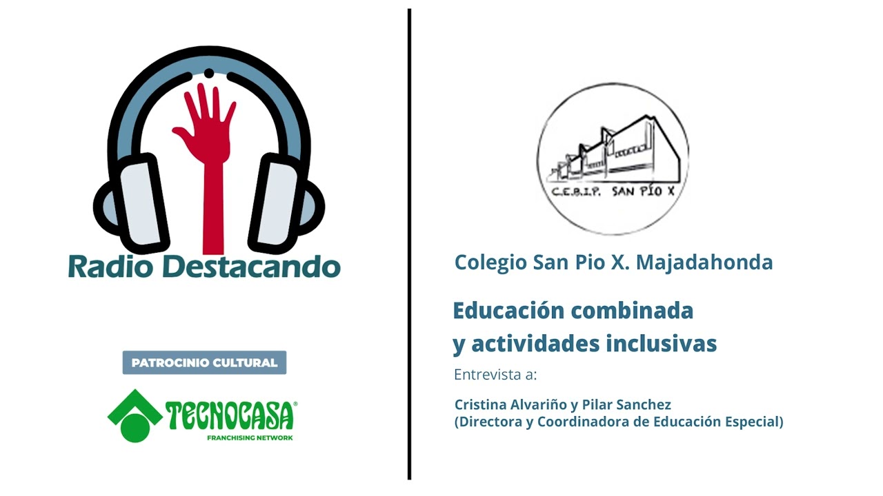 Cristina Alvariño y Pilar Sánchez. Colegio San Pío X. Majadahonda.