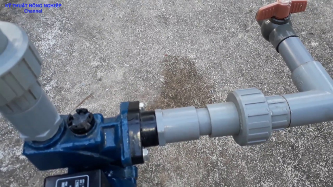 Cách lắp bộ hút sâu cho bơm giếng_Phần mới(Deep well pump with injector technical)