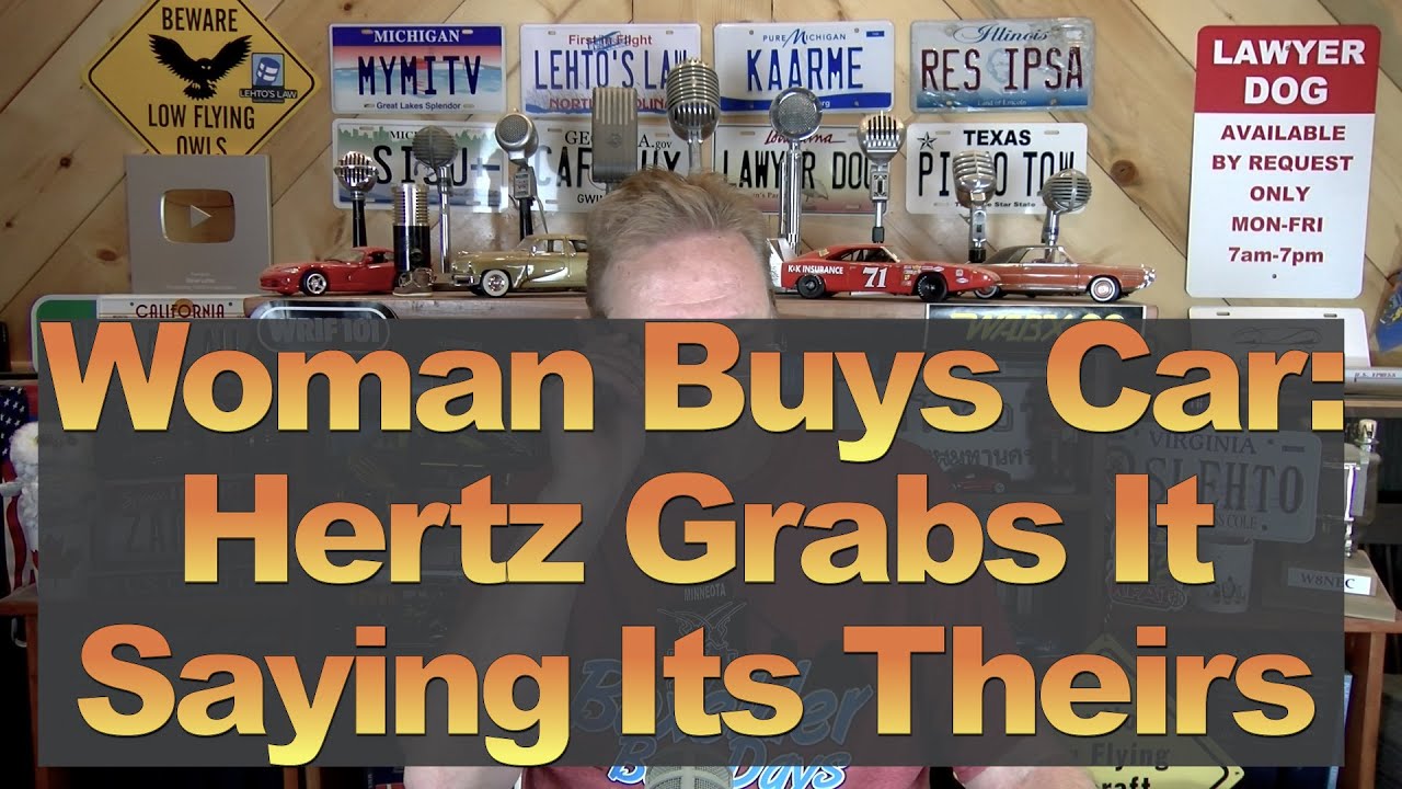 Женщина покупает машину: Hertz её забирает