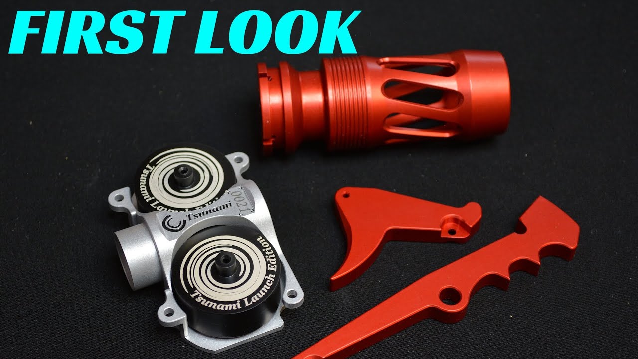 [FIRST LOOK] Unboxing Tsunami and Tooth & Nail (Custom Nerf Parts from DRAC and Containment Crew)