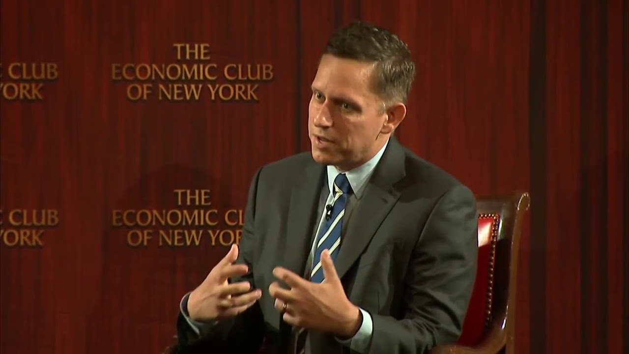 Peter Thiel talks about Bitcoin at the Economic Club of New York