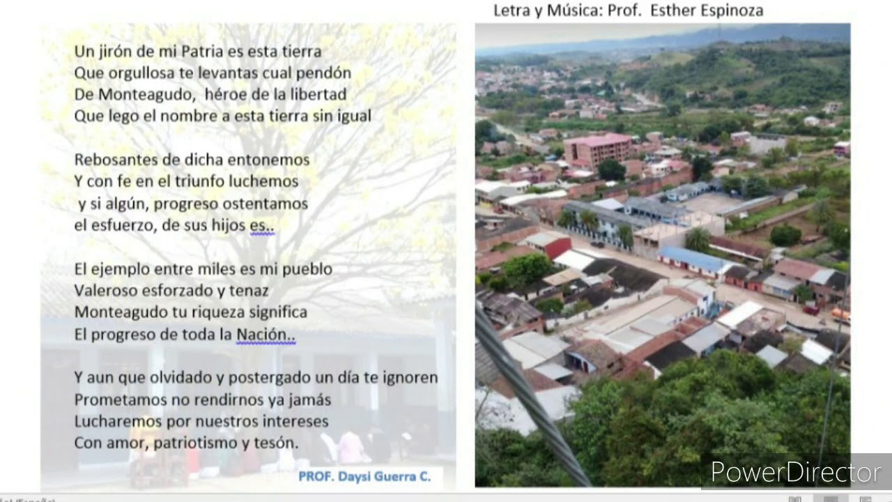 Himno a Monteagudo, Chuquisaca-Bolivia