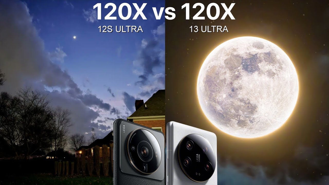 Xiaomi 13 Ultra VS Xiaomi 12S Ultra Live Zoom Test Comparison