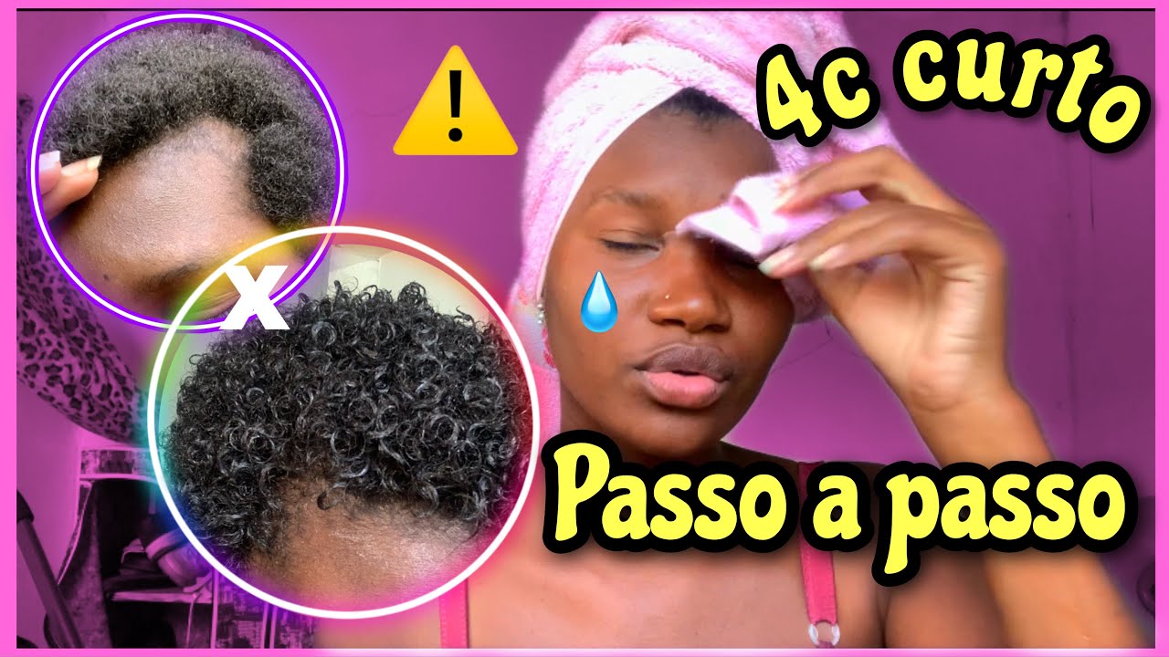 Como relaxo meu cabelo 4c  curto ATUALIZADO PASSO A PASSO