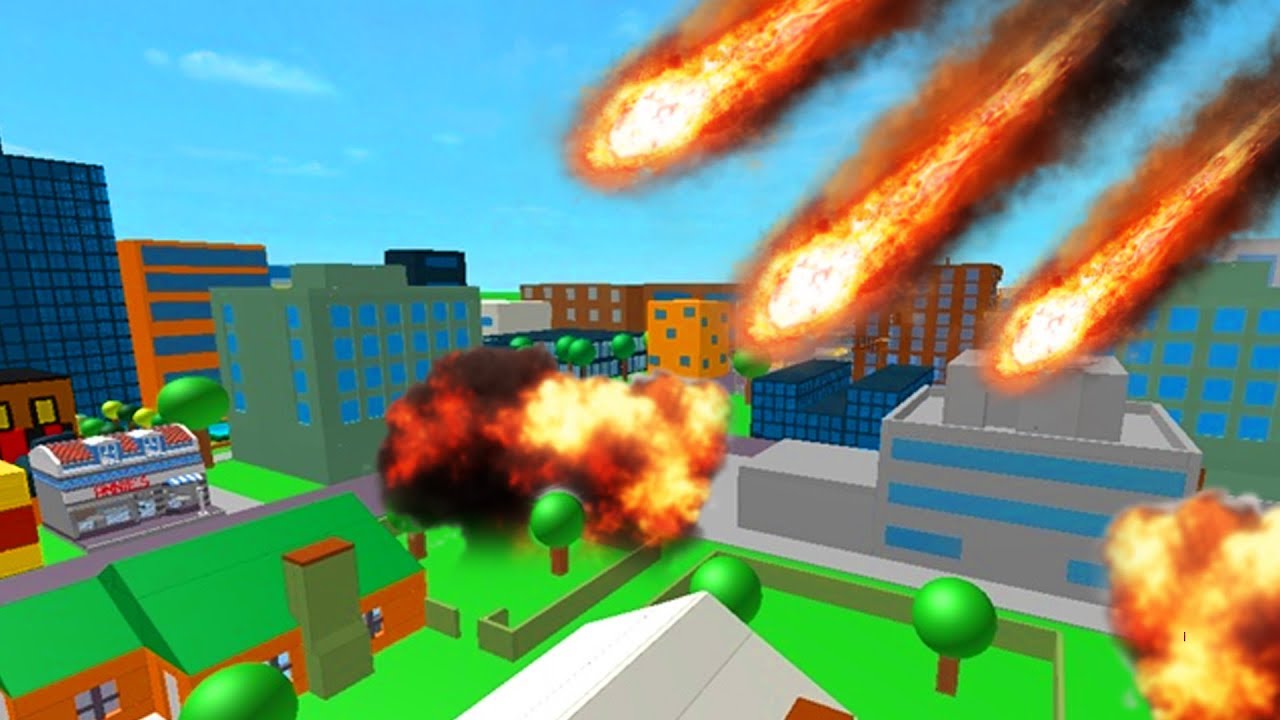 Мы пережили падение метеорита! — Стихийное бедствие в Roblox | JeromeASF Roblox