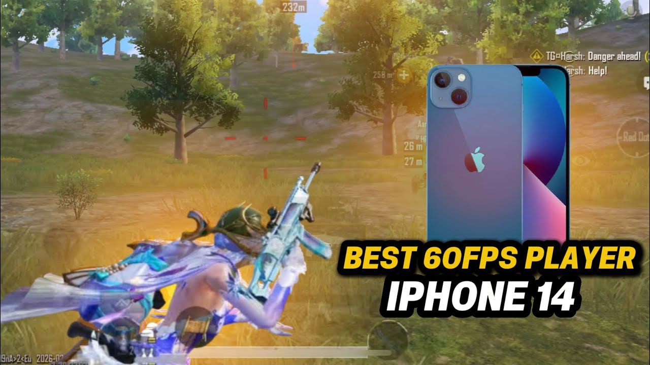 BEST 60 FPS PLAYER 🔱 IPHONE 14