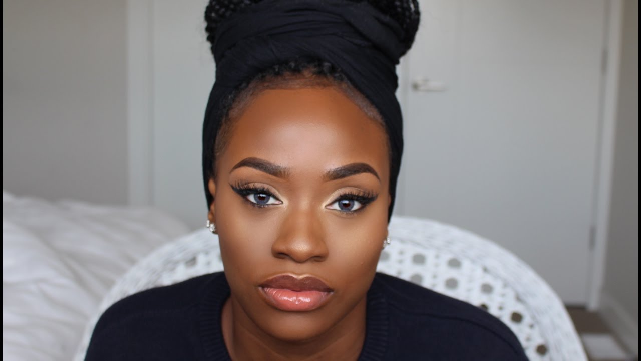 MY EASY EVERYDAY MAKEUP TUTORIAL | Darkskin Makeup