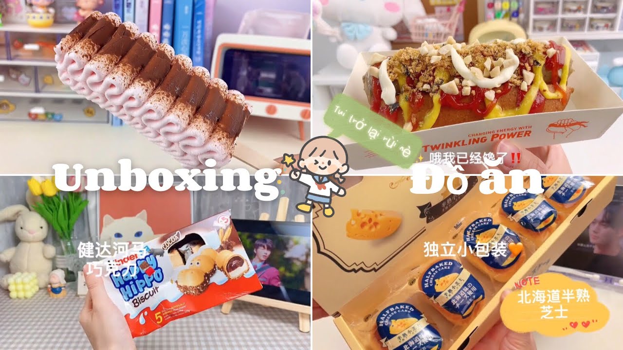 [Unboxing Douyin] Đập hộp đồ ăn cùng tiktok Trung Quốc #17