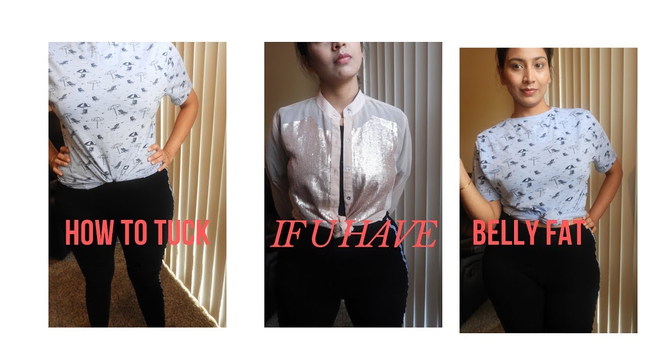 Belly fat होने पर Tuck in कैसे करे| How to tuck in Shirts or T-shirts If you have belly fat| Style
