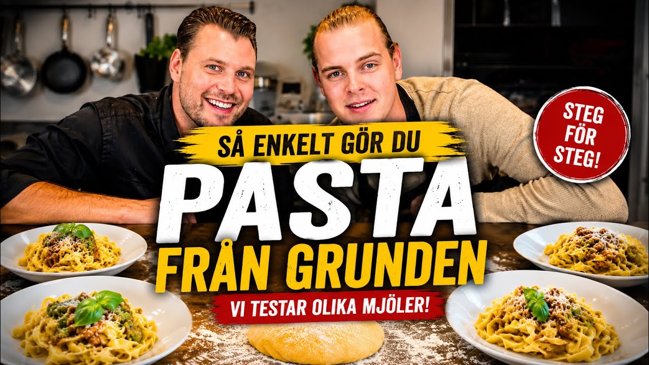 Hemmagjord pasta! Så gör du en grym pastadeg | MatPoolen testar