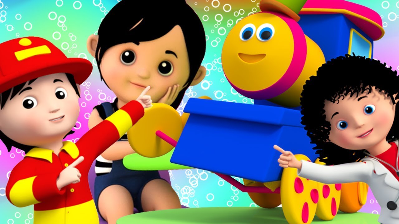 Bob el tren | cosas que la gente hace | niños rimas | trabajo diario canción | Things That People Do