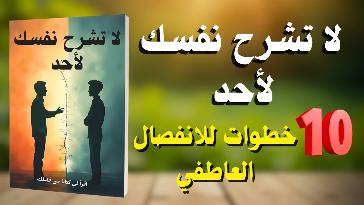 لا تشرح نفسك لأحد | 10 خطوات للانفصال العاطفي | كتاب صوتي